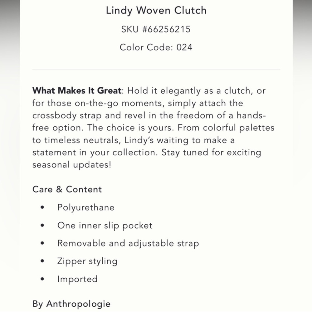 Lindy Woven Clutch by Anthropologie - Picture 4 of 9